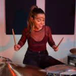 Domino Santantonio Instagram - Domino rocks this drum cover of Aerosmith’s I Don’t Want to Miss a Thing! 🥁 What do you think of her heartfelt performance? Show some love in the comments. #dontwattomissathing #dontwannamissathing #aerosmith #drumcover #aerosmithdrumcover #dominosantantonio #thomann #speakmusic