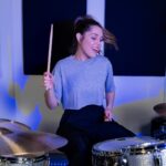 Domino Santantonio Instagram - Domino completely nails the drum beat on Muse’s song Supermassive Black Hole. Let her know what you think in the comments! #muse #museband #supermassiveblackhole #drumcover #drumming #drummer #dominodrummer #dominosantantonio #thomannsdrumbash #thomann