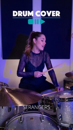 Domino Santantonio Instagram - Check out Domino as she nails a drum cover of Kenya Grace’s hit Strangers 💥 🥁 💥 How would you describe Domino’s drumming style in 3 words? Let us know in the comments.

#drumcover #drums #drumming #drummer #dominosantantonio #kenyagrace #strangers #strangerscover #drummingstyle #thomann #speakmusic