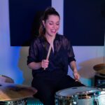Domino Santantonio Instagram - Check out Domino’s awesome take on Standing Next To You by Jung Kook ft. Usher! What do you think? Leave a comment 💬 Which song should she cover next? #dominosantantonio #drumcover #standingnexttoyou# jungkook #usher #drummer #drumming #drumbash #thomann