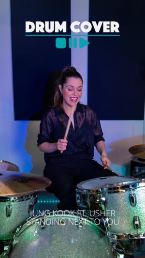 Domino Santantonio Instagram - Check out Domino’s awesome take on Standing Next To You by Jung Kook ft. Usher! What do you think? Leave a comment 💬 Which song should she cover next?

#dominosantantonio #drumcover #standingnexttoyou# jungkook #usher #drummer #drumming #drumbash #thomann