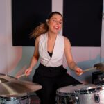 Domino Santantonio Instagram - Drumroll, please! 🥁✨ Check out Domino’s new drum cover of Ariana Grande’s ‚Yes, and?‘ It’s pure 🔥 vibes! Feel the beat and groove along! 🎶 #yesand #arianagrande #popdrumming #fastfills #drumming #drumbash #dominosantantonio #thomann