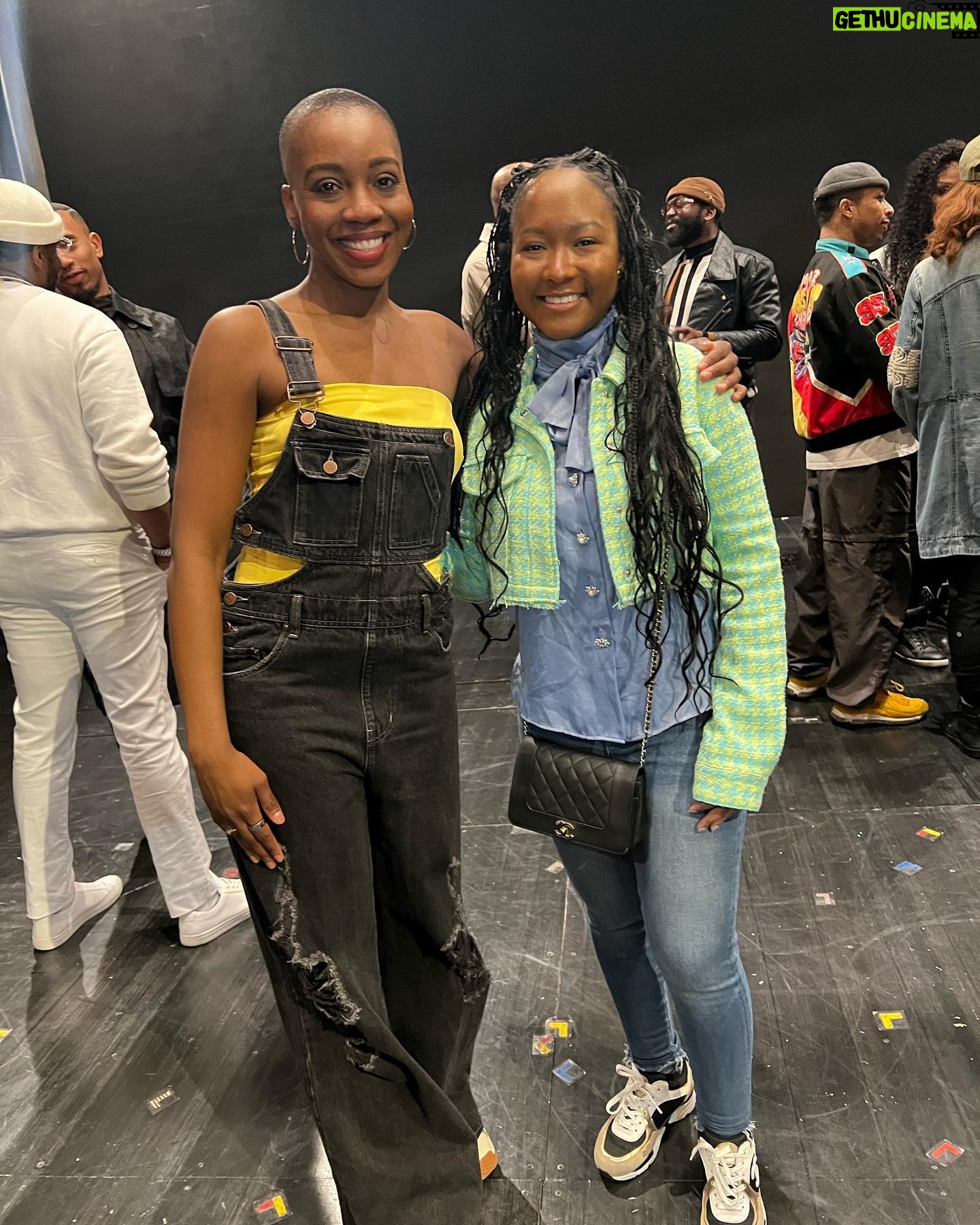 Donshea Hopkins Instagram - such a beautiful night thank you to @yesbroadway and @mjthemusical for having me! The show and the cast ARE PHENOMENALLLLLL!!! The cast is…MESMERIZING, OTHER WORLDY EXTREMELY TALENTED 👏🏽👏🏽👏🏽 one of the best shows on Broadway right now 🖤 *side note* that thriller scene 🔥 @myles.frost ain’t human #MJTheMusical #YesBroadway