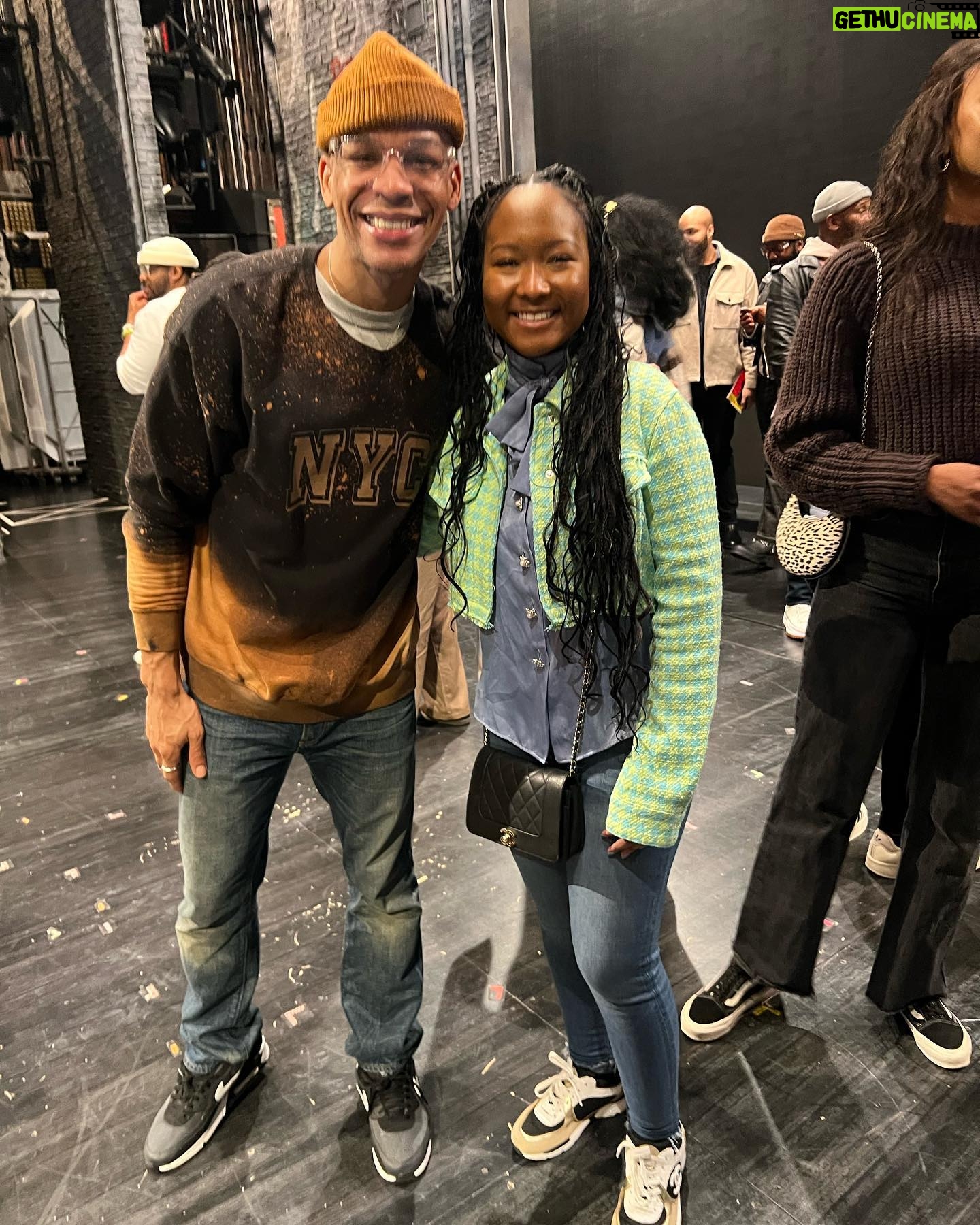 Donshea Hopkins Instagram - such a beautiful night thank you to @yesbroadway and @mjthemusical for having me! The show and the cast ARE PHENOMENALLLLLL!!! The cast is…MESMERIZING, OTHER WORLDY EXTREMELY TALENTED 👏🏽👏🏽👏🏽 one of the best shows on Broadway right now 🖤 *side note* that thriller scene 🔥 @myles.frost ain’t human #MJTheMusical #YesBroadway