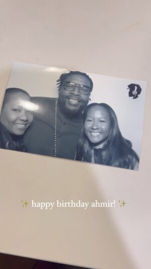 Donshea Hopkins Instagram - happy birthday ahmir! ✨ @questlove thank you so much for inviting us to your birthday movie marathon 🎥 we had a blast at the spoons toons & booze showing 🥣 🥂 here’s to infinitely more 🥳