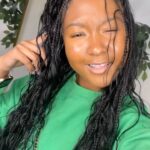 Donshea Hopkins Instagram - quick switch up for BHM 🖤 courtesy of @braidme._ #WeTheCulture