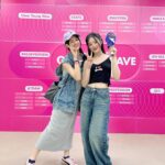 Dora Hsieh Instagram - 來看我們最棒的super lady💟💟 喊到喉嚨超痛，但全場真的超大聲 奶味藍讚爆🥰🥰