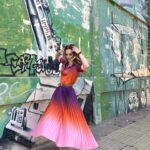 Doretta Papadimitriou Instagram - Χρώμα στο χρώμα ,έτσι για να πάμε κόντρα σε όποια μουντάδα.🧡💚❤️ #sunday