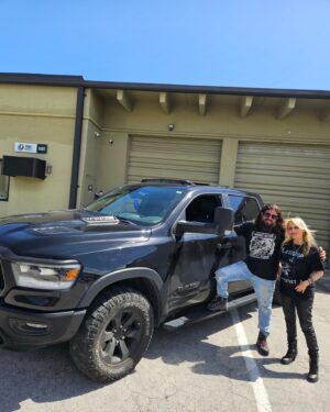 Doro Pesch Instagram - Always awesome to meet my American producer and friend #PabloReynoso in beautiful #Florida! Pablo rocks! And doesn't he have the coolest ride in town?
🤘💪❤️🙏
#Love, #Doro
-
@mbrsrecordingstudios
-
-
-
-
#doropesch #conqueress #allweare #warlock #allformetal #triumphandagony @ramtrucks  #pabloreynoso @preynoso #mbrs #miamibeachrecordingstudios #dorofürimmer #metal #heavymetal #rock #metalhead #metalqueen #queenofmetal #fürimmer #metalheads #ram #vegan #soberlife #nuclearblastrecords @nuclearblastrecords #monstersofrock #monstersofrockradio #ram #dodgeram @preynoso