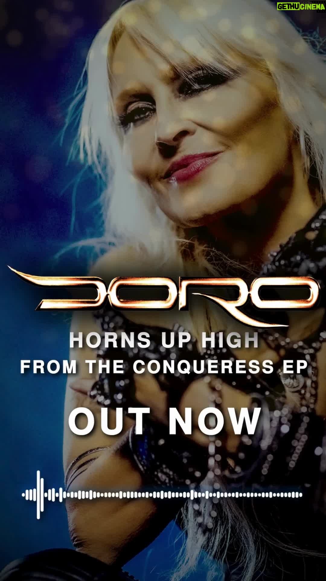 Doro Pesch Instagram - Hello Friends: The digital EP "Conqueress - Extended" is out today! Featuring the new single ´Horns Up High´, this EP brings together six exclusive tracks previously available only on physical versions of my "Conqueress - Forever Strong and Proud" album. Check it out on your favorite streaming platform! 🤘💪❤️🙏 #Love, #Doro - - - - - - #doropesch #conqueress #allweare #warlock #allformetal #triumphandagony #dorofürimmer #metal #heavymetal #rock #metalhead #metalqueen #queenofmetal #fürimmer #metalheads #rocknroll #hairmetal #blondeshavemorefun #vegan #soberlife #nuclearblastrecords @nuclearblastrecords #monstersofrock #monstersofrockradio