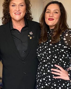 Dot-Marie Jones Instagram - SO I WAS SO EXCITED TO POST A CUTE POST FOR MY AMAZING MANAGER/AGENT’S @bcmcdade_  BIRTHDAY 🎂 AND I LOOKED AT MY CALENDAR AND I FD UP IT WAS LAST MONDAY NOT TODAY!! BRITTNEY I LOVE YOU TO THE MOON AND I AM SO SORRY I’M A LIL LATE!! 🥹😳🎂🍻😭🤟🏼🤘🏻❤️ HOPE IT WAS AMAZING!!! THANK YOU FOR BEING INCREDIBLE!! I LOVE YOU AND @bridgettcjones TOO❤️🎂🍻🤘🏻🤟🏼🥹🎂🎂🎂🎂🎂. LOTS O CAKE COMING YOUR WAY!!🥹😘🥰😍😎
