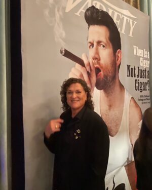 Dot-Marie Jones Instagram - WELL TONIGHT IS THE LA PREMIERE OF #BROSTHEMOVIE  I CAN’T WAIT TO SEE SOME OF THE AMAZING PEEPS I WAS LUCKY ENOUGH TO WORK/PLAY WITH!! I AM FOREVER GRATEFUL TO BE A PART OF THIS. @billyeichner @nicholasstoller @juddapatow @universalpictures AND EVERYONE WHO WORKED ON AND IN THIS . MY HEART IS FULL #LGBTQIA❤️🧡💛💚💙💜🖤🤍🤎❣️ AND @variety ❤️#pic from @tiff_net