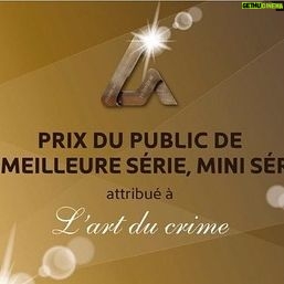 Dounia Coesens Instagram - š¬TreĢs heureuse dāapprendre que Lāart du crime a reçu le prix du public de la meilleure seĢrie au @festivaldeluchonāØ! Merci et bravo aĢ @elsaethippolyte @arnaud_de_c Angele Herry-Leclerc Pierre Yves Mora @nicolasgob_off et @eleonorebernheim šš» @france2 On attaque la saison 5 bientoĢt šŖš» @lartducrime