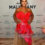 Dr. Contessa Metcalfe Instagram - “SPRING IN FULL BLOOM” ➡️swipe for more➡️ Styled by @shenell.welch for the @hallmarkmahogany Honors led by visionary @alexiskarr The Theme Of the Event: Garden Party Chic💐 Custom Dress: vivianevalerius Makeup: @makeupmagician31 Hair: @therealjanelsmith 📸. @thephotomanlife Thank you for making me look and feel beautiful 💕 #DrContessa #TheHauteDoc