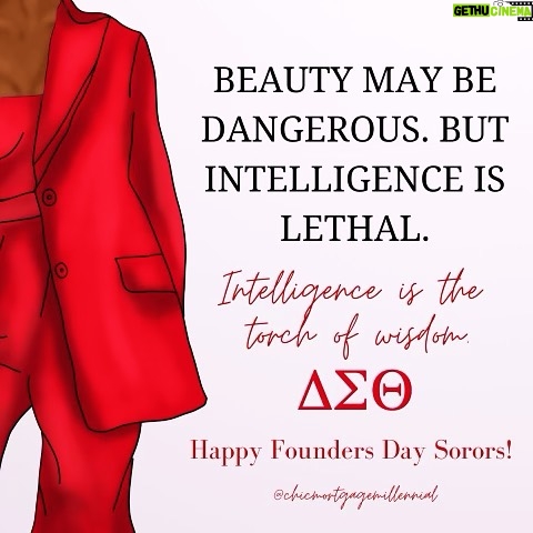 Dr. Contessa Metcalfe Instagram - Happy Founder’s Day to the #DevastatingDivas of #DST #GammaAlpha #F95