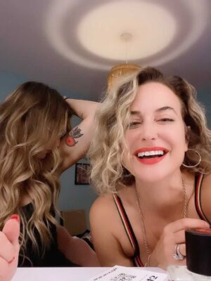 Drea de Matteo Instagram - Wanna smell like us 2 lunatics?🔥

We’ve partnered with Noteworthy to bring you a kick ass fragrance that’ll have you falling off your chair…much like the graceful Chris Kushner at the end of this video!

Click the link in our bio to order our fave 866 fragrance NOW.
If you use GANGSTER20 at checkout, not only will you get 20% off, but you’ll get a custom GG cap on your bottle. 

But there’s a very limited quantity available so MOVE IT!