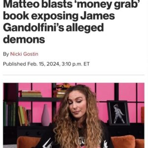 Drea de Matteo Instagram - Had a great exclusive sit down with @dreadematteo at @pagesix. ➡️ *swipe* 

While dressed in my best #mobwifeaesthetic, we talked about everything from @thesopranosfamily 25th anniversary, her amazing new @ultraafree clothing line and more! We even got her to show us how to do her #mobwife make up which she is now renaming that title to ‘Gangster Goddess’ 

Head to pagesix.com for more! 

#dreadematteo #thesopranos #sopranos #onlyfans #ultrafree #clothingline #mobwives #pagesix #interview #celebrityinterviews #exclusive