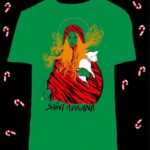 Drea de Matteo Instagram - My baby girl Alabama @d.j.gypsy and @uvways Robby made these festive shirts! Celebrate Christmas or whatever the fuck you want with this hand screened soft blend tee honoring Saint Adriana La Cerva. She’s back from the dead with a loving vengeance. Cigarettes and dead dogs sold separately. Made to order and shipped globally. Check out @foodbank4nyc! We are donating a portion of the proceeds to help feed New Yorkers in need ♥️🙏🏽 LINK IN @uvways BIO for shirts!!! LINK IN MY BIO TO DONATE TO #teamqueens #fiveboroughchallenge Tiz the muthafuquin season! 🎄🎄🎄🎄