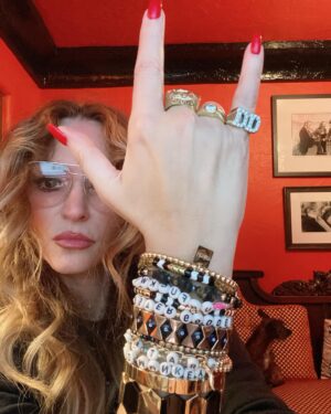 Drea de Matteo Instagram - THANK YOU @breadmonster_inc for my Christmas Carepackage of #unfuckwithable #gangstergoddess #GGB #beadedbracelets 
🙏🏽🙏🏽🙏🏽

Everyone is always asking where they can buy em so nowwwww ya know! @breadmonster_inc