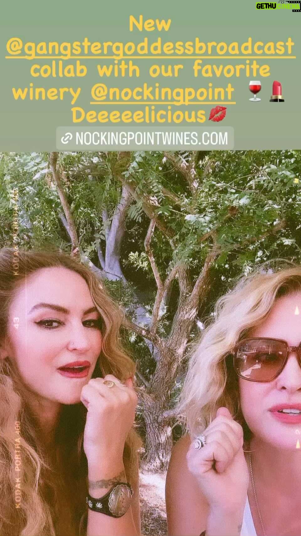 Drea de Matteo Instagram - Come n get it! NEW DELICIOUS SAUVIGNON BLANC FROM THE GANGSTER GODDESS BROADS AGAIN! LINK IN BIO! 💋💋💋💋