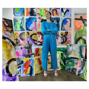 Drew Jacoby Instagram - Me and my babies. Link in bio for shopping. #pow #bam #art #color #popart #acrylicpainting #originalart #artandartist #fineart #contemporaryart #homedecor #abstractart #abstractpainting #fashion #vintagefashion #postmodern #midcenturymodern #gallery #interiordesign