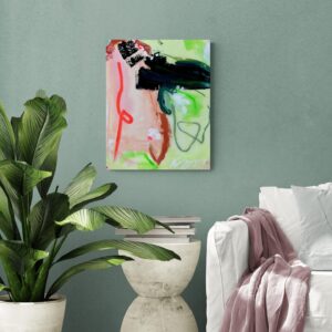 Drew Jacoby Instagram - Mint Julep. Spring/Summer collection up now in the store! #acrylicpainting #originalart #abstractart #abstractartist #abstractpainting #apartmenttherapy #interiordesign #homedecor #artoftheday #artistsoninstagram #resinart #epoxyresin #neon #seafoam #oilpastel #artoninstagram