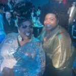 Dulcé Sloan Instagram – The @glaad media awards were a dream. My Prima @irenesmorales took EVERY PICTURE and it was needed. I saw all my favorite people and got to celebrate a community that has always celebrated me. Thank you for the love and the nomination. I lost the award to @iamjhud which is a huge honor. 

Dress: Liquid Gold Colla Voce dress @byvinnik
Necklace & bracelet: @inc_rtw 
Styled by @styleethic