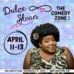 Dulcé Sloan Instagram – JACKSONVILLE! Ya girl is in yo city, I’m working on my@new hour and I’m bringing my nephew @justjatty with me! Y’all betta come on! I need to know where to eat, what to do and who to hug! 

#blackcomedian #femalecomedian #dulcesloan #thedailyshow #jattyrobinson #gigglegloss #jacksonville #thingstodoinjacksonville #standupcomedy #flordia