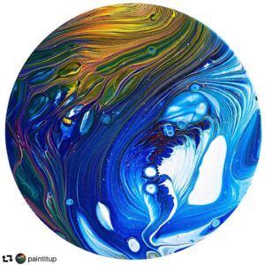 Duygu Yetiş Instagram - 💙
Title: A Drop of Walter
Artist: Duygu Yetiş @duille 
Size: 15cm
Date: 19.01.2020
Medium: Acrylic Paint   Walter   Silicone Oil .
#acrylicpouring #acrylicpour #acrylicpaint #acrylicart #paintitup #modernartist #acrylicpainter #acrylicabstract #acrylicpourart #fluidacrylicpainting #artsworld #abstractexpressionism #abstracts #abstractartwork #artcollector #modernart #fluidartfinds #fluidartdaily #fluidartwork #fluidartworld #visualsoflife #acrylicfill #kutudasanatvar #_thinkart