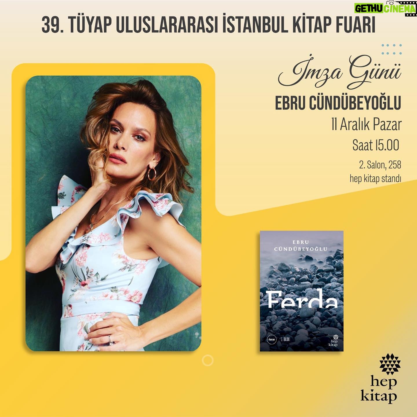 Ebru Cündübeyoğlu Instagram - Uzunca bir aradan sonra okuyucularla 🤓 🌼buluşmak iyi gelecek 💛💛💛