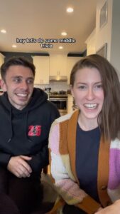 Eden Sher Instagram - (pt. 1/2) ambushed Brock in my home!!! should we do a middle recap pod tho???