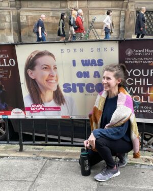 Eden Sher Instagram - Tomorrow is first performance of #iwasonasitcom at @edfringe and instead of rehearsing I spent the last 3 days taking pictures in front of my own face bc I take my craft of being a vain actor very seriously. Swipe to see what my children think of me and my show and all my achievements. @gildedballoon teviot 8:20pm LINK. IN. BIOOOOOOOOOOOOO!!!!