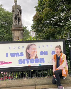 Eden Sher Instagram - Tomorrow is first performance of #iwasonasitcom at @edfringe and instead of rehearsing I spent the last 3 days taking pictures in front of my own face bc I take my craft of being a vain actor very seriously. Swipe to see what my children think of me and my show and all my achievements. @gildedballoon teviot 8:20pm LINK. IN. BIOOOOOOOOOOOOO!!!!