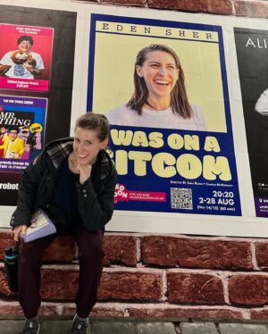 Eden Sher Instagram - Tomorrow is first performance of #iwasonasitcom at @edfringe and instead of rehearsing I spent the last 3 days taking pictures in front of my own face bc I take my craft of being a vain actor very seriously. Swipe to see what my children think of me and my show and all my achievements. @gildedballoon teviot 8:20pm LINK. IN. BIOOOOOOOOOOOOO!!!!
