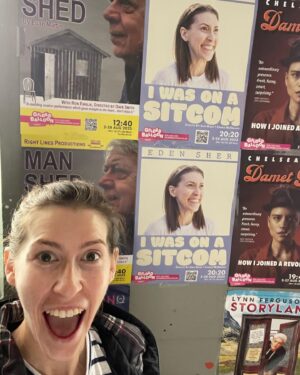 Eden Sher Instagram - Tomorrow is first performance of #iwasonasitcom at @edfringe and instead of rehearsing I spent the last 3 days taking pictures in front of my own face bc I take my craft of being a vain actor very seriously. Swipe to see what my children think of me and my show and all my achievements. @gildedballoon teviot 8:20pm LINK. IN. BIOOOOOOOOOOOOO!!!!
