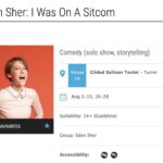 Eden Sher Instagram - EDEN SHER: I WAS ON A SITCOM COMIN AT YA THIS AUGUST THIS EDINBURGH!!!!! directed by @sararejaie and @charliemcdermott written by ME. link to buy tix in bio!! @edfringe see ya in August!!!!!