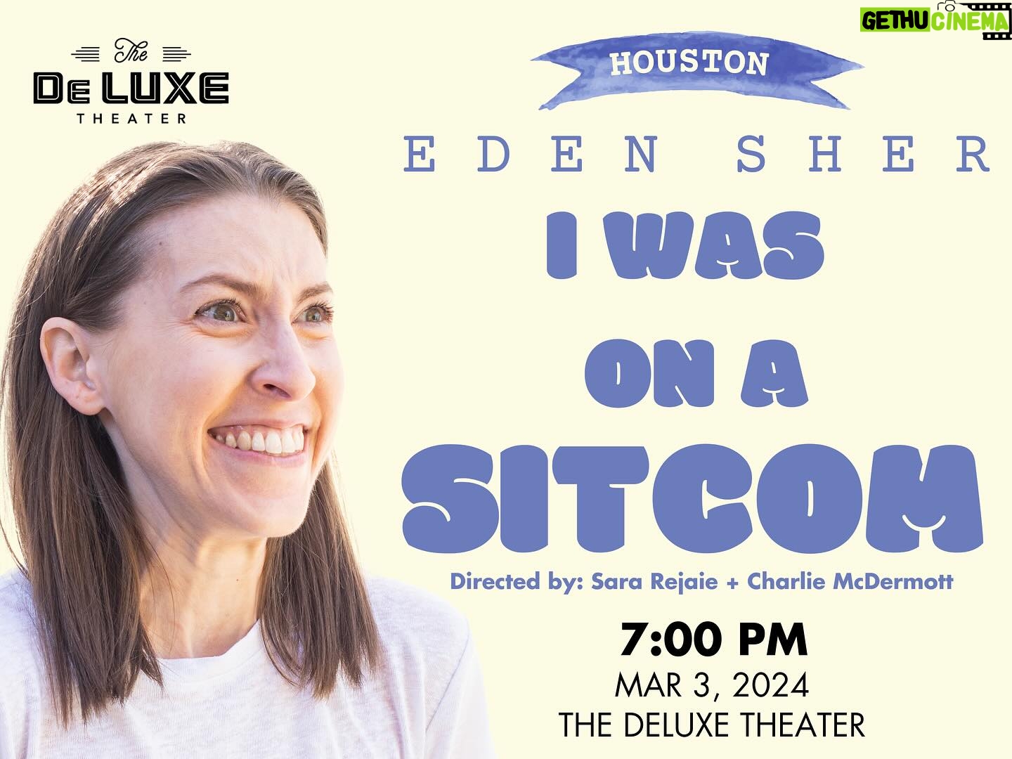 Eden Sher Instagram - 📣 CHICAGO📣 📣HOUSTON📣 📣MADISON📣 📣MINNEAPOLIS📣 Got some fun new dates for #iwasonasitcom to share, pls swipe to see when I shall be visiting you!!! Links in bio as always & lots more cities coming soon!!