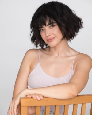 Edy Ganem Instagram - I was going to skip getting headshots with my short hair but then @davidzaitz had other plans and here we are! 
Scroll if you’d like to see the two different pictures here and their corresponding non cropped versions lol oh the excitement of headshots (yes I’m being sarcastic..it’s not my favorite thing to do)