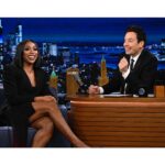 Ego Nwodim Instagram – Thank you @fallontonight for letting me come on and confess my sinz! 🏀🥩🤷🏾♀️
💇🏾♀️ @derickmonroe
💄 @reneegarnes
💃🏾@simsdenice @albrightfashionlibrary
📸 @toddowyoung
