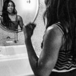 Ego Nwodim Instagram - that time my @apriltomsic caught me doing affirmations in the mirror 💕💕💕 one day I’ll tell y’all more about how proud I am of my heart and the incredible community of true & kind souls who’ve lifted me way up ✨ but for now, swipe thru and weep w me