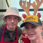 Eileen Davidson Van Patten Instagram - Helping out at @thelamission serving up some Christmas meals! Please donate! text LAMISSION to 24365! Open 24 hours a day 365 days a year ❤️❤️