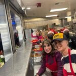 Eileen Davidson Van Patten Instagram - Helping out at @thelamission serving up some Christmas meals! Please donate! text LAMISSION to 24365! Open 24 hours a day 365 days a year ❤️❤️