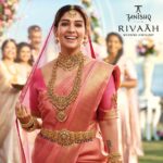 Eka Lakhani Instagram - Stunner! 💗 @nayanthara for @rivaahbytanishq Photographed by @tarunvishwaofficial Styled by @ekalakhani Team @malinikarthikeyan @arzoonagraik @about.isha Make up @savleenmanchanda Hair by @hairbyseema Draped by @dolly.jain #StyledByEka #Nayanthara #Tanishq #BridalFashion