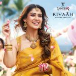 Eka Lakhani Instagram - Stunner! 💗 @nayanthara for @rivaahbytanishq Photographed by @tarunvishwaofficial Styled by @ekalakhani Team @malinikarthikeyan @arzoonagraik @about.isha Make up @savleenmanchanda Hair by @hairbyseema Draped by @dolly.jain #StyledByEka #Nayanthara #Tanishq #BridalFashion