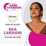 Eka Lakhani Instagram - Meet Eka Lakhani, a true trailblazer in the world of films (Video Category). Fashion isn't just her passion; it's her canvas for creating unique identities. From crafting memorable characters like Rocky Randhawa to designing wardrobes for films like Ponniyin Selvan, Shershaah, Sanju and more. Eka's journey showcases her unparalleled creativity balancing roles of being a Celebrity Stylist and a Costume Designer. As we always say, "she didn't just participate in the game; she redefined it.” @ekalakhani #womensupportingwomen #womenempowerment #womeninbusiness #womeninmusic #womeningaming #womeninentertainment #womenempowerment #awards #womengamechangers #womengamechangers2024 #winner