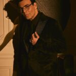 Eka Lakhani Instagram – Owning the moment! Spotlight ready! 🖤 @karanjohar last night for @criticschoiceindia awards.

Wearing @philipppleinofficial
Eyewear @philipppleinofficial @rkumaropticians 
Ring @vetements_official @amrapalijewels 
Footwear @coppermallet

#StyledByEka 
Style team @arpita.kc @mayuri_srivastava @team___e 
Hair @rajeev_gogoi 
Makeup @paresh_kalgutkar 
Managed by @len5bm 
Photographed by @sheldon.santos 

#KaranJohar #TeamE #SuitUp #CriticsChoice