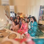 Eka Lakhani Instagram - Eid Mubarak 🌙 Alhamdulillah! Kya dawaat hain @itsfatimabaluch ♥️ #EidLunch #TeamE