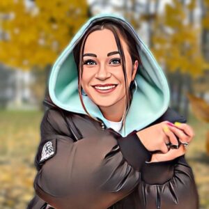 Ekaterina Kokorina Instagram - Я тут тоже решила побаловаться в ИИ 😀😀😀 ну как вам мультяшная версия меня??? 😇