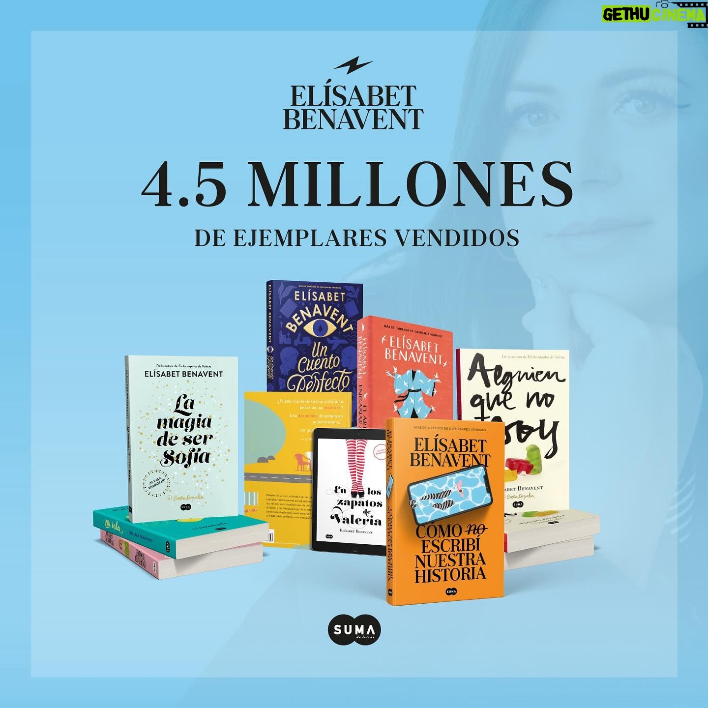 Elísabet Benavent Instagram - Coquetas, nunca pensé que llegaría este momento… Estoy profundamente agradecida a cada una de vosotr@s por hacer posible este increíble logro. Gracias a vuestro apoyo incondicional, hemos vendido 4.5 millones de libros. Vuestro entusiasmo y cariño son la fuerza que impulsa mi trabajo. ¡Gracias por ser las mejores! 📚✨Tampoco hubiera sido posible sin el equipazo editorial que hay detrás ❤️ #gracias #elisabetbenavent
