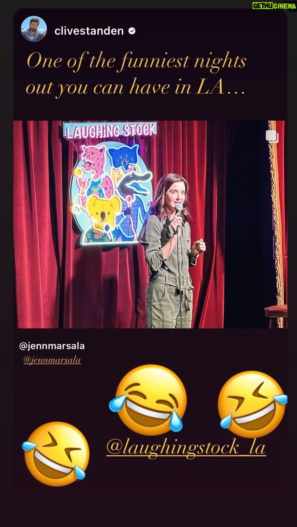 Elaine Carroll - 483 Likes - Only five days left until our last Laughing Stock show of the season before our grand UK tour! Don’t miss this one! Tix link in bio! And be sure to follow us @laughingstock_la for more updates on the tour.